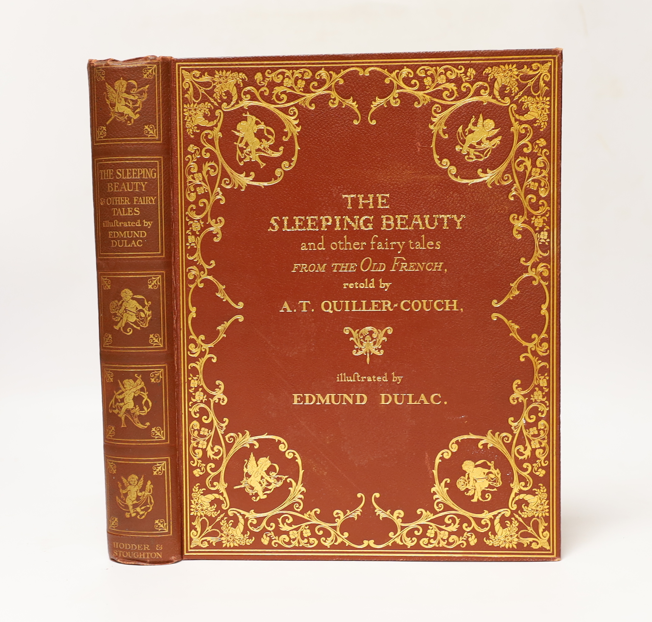Quiller Couch, Sir Arthur - The Sleeping Beauty and Other Fairy Tales....illustrated by Edmund Dulac. First Trade Edition. 30 captioned coloured plates, mounted within decorated borders, and some text decorations; publis